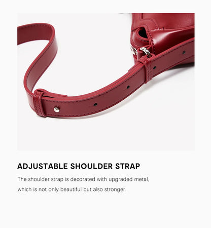 Zency Borsa da donna in vera pelle premium Borsa hobo di lusso Borsa a tracolla moda di grande capacità per moglie amante ragazza regalo Sac