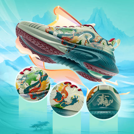 Onemix Original Designers Chinese Style Running Shoes for Men Luxury Women Shoes Breathable Sports Shoes Male Outdoor Sneaker PlatiNum