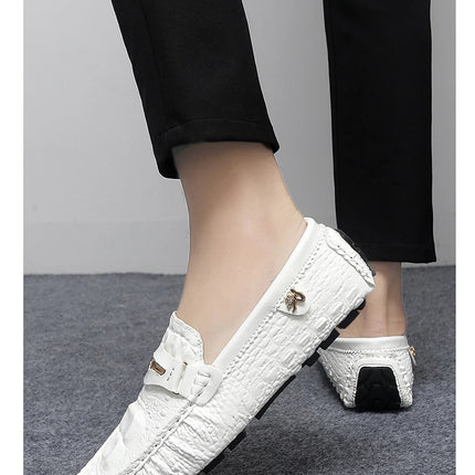 Scarpe Italiane Formali da Uomo, Mocassini in Pelle Fatti a Mano, Scarpe Casual Eleganti Slip-on, Comode Calzature di Lusso per Uomo