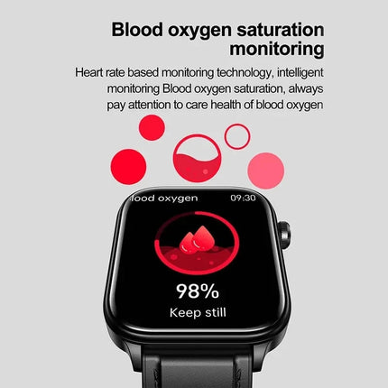 Nuovo 2025 Smartwatch per XIAOM1 con ECG+PPG, Monitoraggio Grasso Sanguigno e Acido Urico, Frequenza Cardiaca, Pressione Sanguigna, Chiamate Bluetooth per Uomini e Donne platinumshop