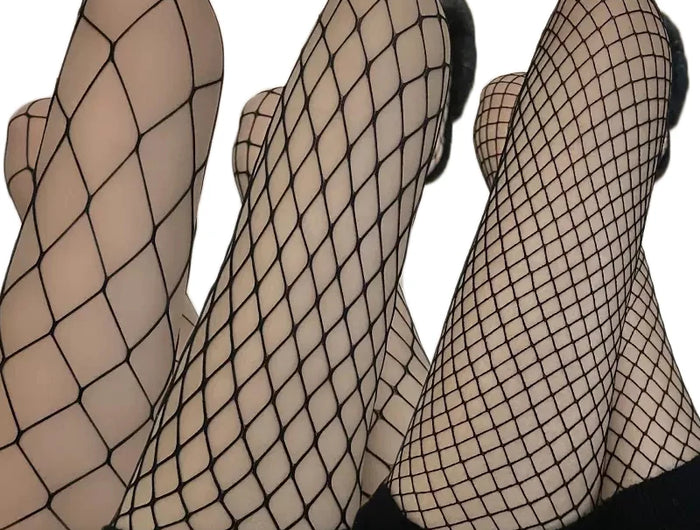Sexy women's long mesh knit nylon tights thin body stockings perfect legs fishnet hollow high waist leggings socks