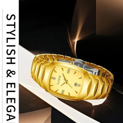LIGE Orologio da Donna di Lusso alla Moda, Elegante e Semplice, in Acciaio Inossidabile, Casual, al Quarzo, con Calendario, Regalo Romantico per Signore, Novità platinumshop