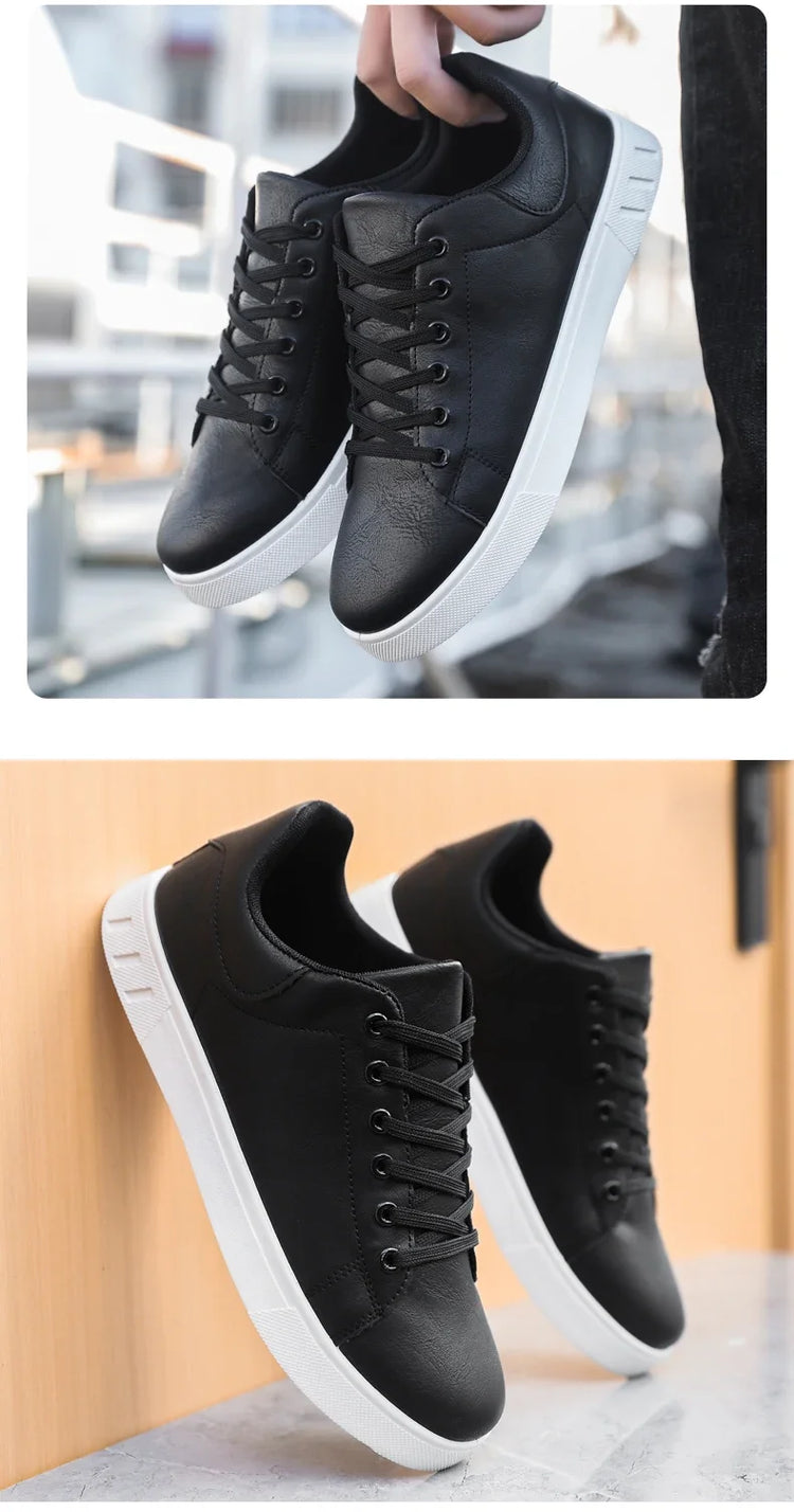 Casual Shoes Loafers British Leather Sneakers Flats Shoes Classic Men Leather Shoes Spring Summer New Trendy