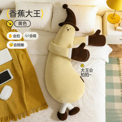 Banana King Soothing Patting Heatable Sleeping Body Pillow For Adult Women Side Sleeper Leg Hugging Pillow For Bedroom Nap Sleep