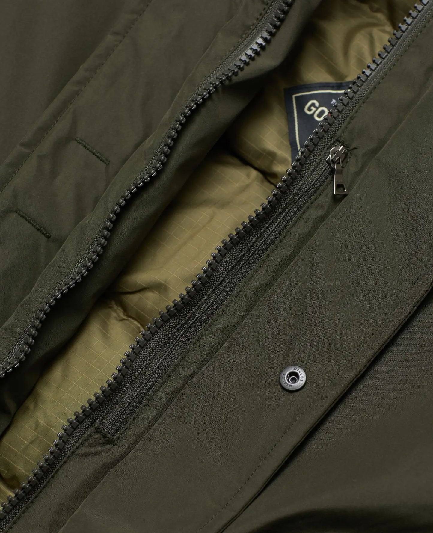 Piumino impermeabile optoelettronico con colla a stampa completa extra lunga Nanamica LongDown