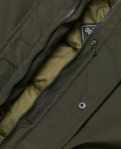 Piumino impermeabile optoelettronico con colla a stampa completa extra lunga Nanamica LongDown