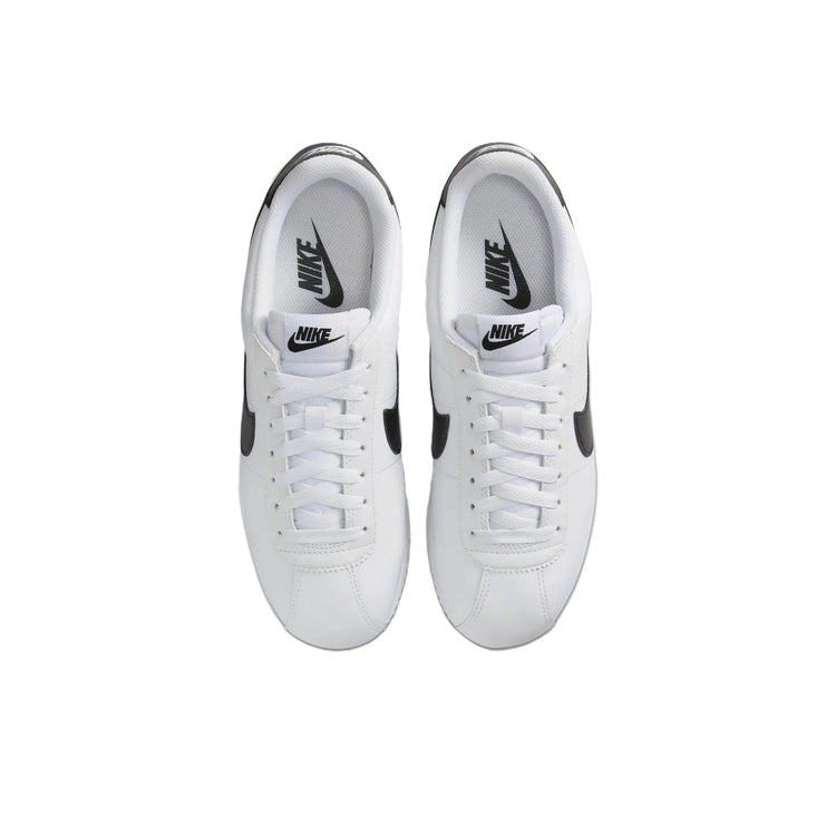 Nike Cortez Scarpe Casual Basse in Pelle Antiscivolo e Resistenti all'Abrasione da Donna Bianco Nero DN1791-107