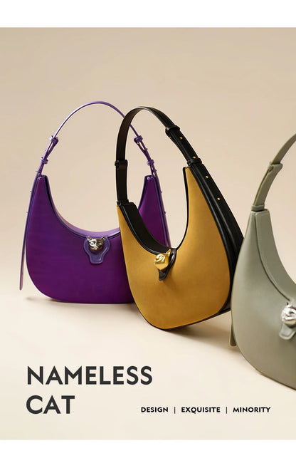 BAFELLI 2025 NUOVA BORSA DA DONNA CAT SERIE IN GENUINO IN PELLE MARCA DI Lusso FASHION STILE RETRO Spalla HOBOS FLAP BORSE FEMALE