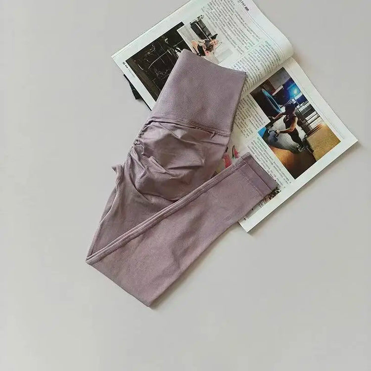 Seamless Sport Yoga High Waist Pants Leggings Sport See Through Yoga Gym Running Quick Dry Pants Scrunch Butt Pants PlatiNum