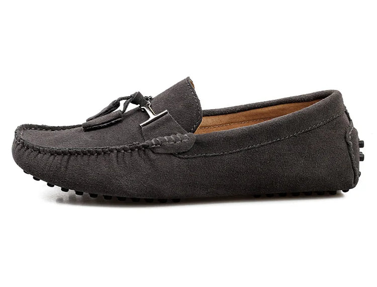 Mocassini da uomo primavera estate scarpe Casual in pelle scamosciata Slip-ons da uomo Luxury Brand Mocassin Man Plus Size 50 51 52 53 per piede grande