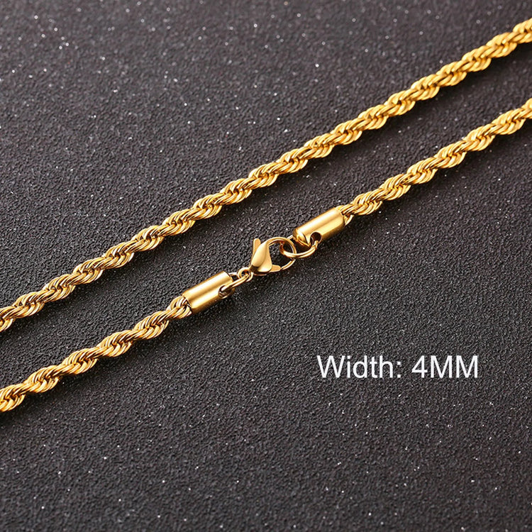 3-11MM Classic Cuban Chain Necklace for Men Women,Silver Black Gold Grey Color Stainless Steel Chains,Basic Punk Jewelry Gift PlatiNum