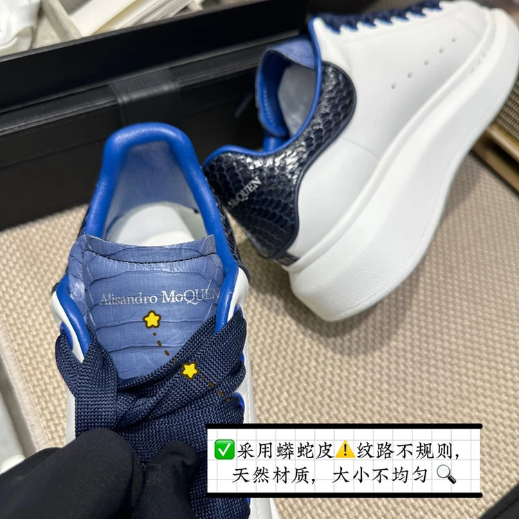 Handcrafted Leather Casual Sneakers Man Platform Trainers Unisex Originality Flat Loafers Men's Footwear