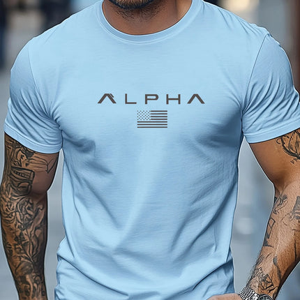 Men's Sports T-shirt for Outdoor Fitness Men's Casual O-Neck Loose Short Sleeve T-shirt Fashion Gym T-shirt Men's Summer Quick Dry Running Tees
