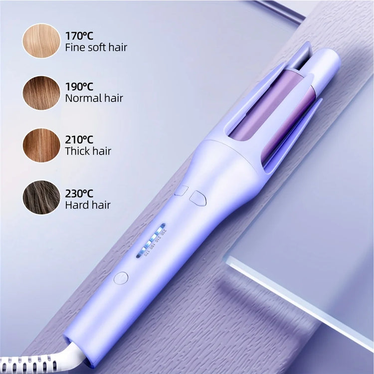 Automatic Rotating Hair Curler 32mm Ceramic Barrel, Professional Wavy Hair Styling Tool for Daily & Party Hairstyle