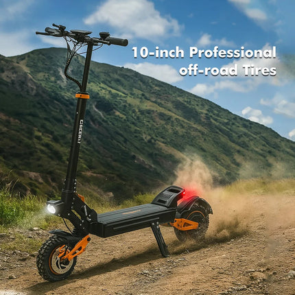 Monopattino Elettrico GELEIPU Z1 PRO per Adulti, Velocità Massima 65km/h, Doppio Motore 2400W, E-Scooter Potente platinumshop