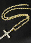 Gold rope chain A