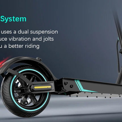 Monopattini elettrici RCB R17 350W, autonomia 23-30 km, design pieghevole, pneumatici solidi da pollici, doppio freno, certificati VMP