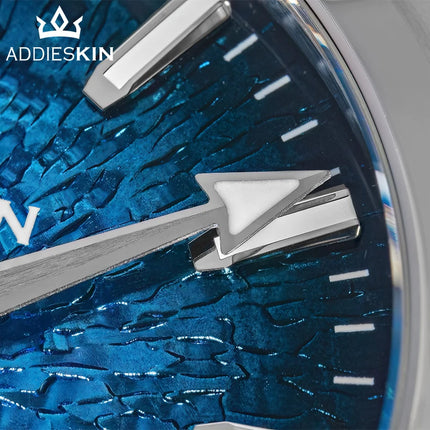 AddiesKin Men Automatic Watch Miyota 9015 Sapphire Crystal 100M Waterproof Luminous Stainless Steel Luxury Wristwatch