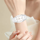 LIGE Orologio da Donna di Lusso alla Moda, Elegante e Semplice, in Acciaio Inossidabile, Casual, al Quarzo, con Calendario, Regalo Romantico per Signore, Novità platinumshop
