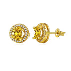 YB Or - Jaune / 0,5 ct Zircon SANS TRAITEMENT