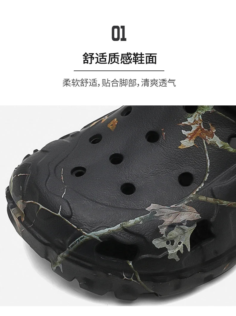 Men Shoes Slippers Men Garden Flat Sandals Platform Clogs Man Summer Beach Shoes Outdoor Flip Flops Home Sandals