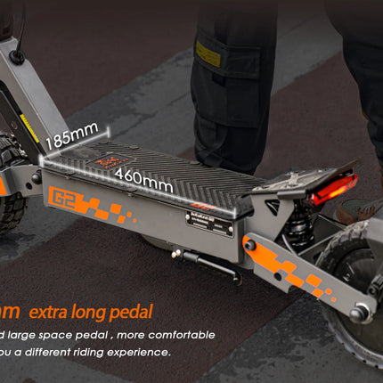 Monopattino elettrico KuKirin G2 per adulti, pneumatici da 10 pollici, motore da 800W, pieghevole, per il trasporto urbano, e-scooter 48V15AH, per tutti i terreni. platinumshop