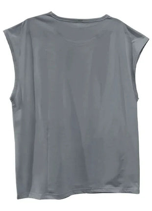 Amazon cross-border men's clothing summer new sleeveless t-shirt youth casual loose thin vest men PlatiNum