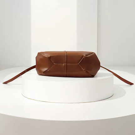 Borsa a secchiello retrò chic, ampia capacità, da indossare sotto il braccio o a spalla, design di moda senza tempo
