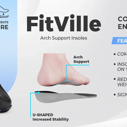 Scarpe da ginnastica FitVille da uomo a punta larga, basse, antiscivolo, leggere, per piedi gonfi, con supporto per l'arco plantare