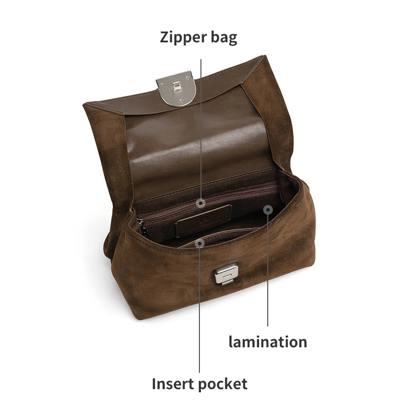 LA FESTIN Original Bags for Women Handbags Designer Luxury Bag Shoulder Bag Square Bag Crossbody Bags Autumn and Winter Bags