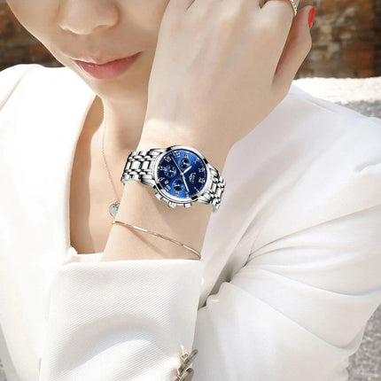 LIGE 2024 nuove donne di moda orologi da donna top brand di lusso creativo bracciale da donna in acciaio orologi orologio impermeabile al quarzo femminile platinumshop