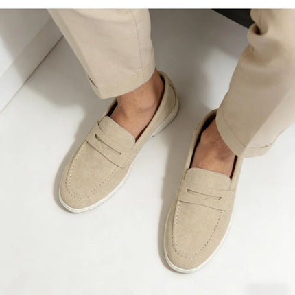 Mocassini da Uomo Comodi e Traspiranti, Scarpe in Pelle Estive alla Moda