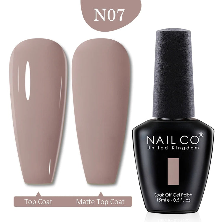 NAILCO 15ml Green Blue Series UV Nail Gel Polish Blue Colors UV&LED Gel Varnish Red Soak Off Semi Permanent LED Nail Gel Varnish