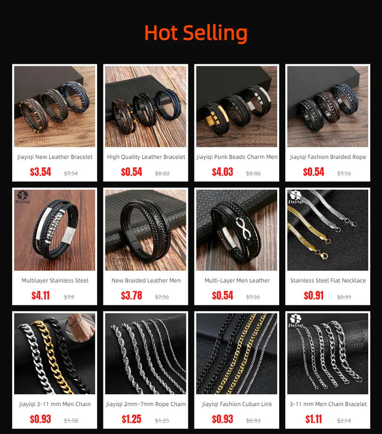 Jiayiqi 2mm-7mm Rope Chain Necklace Stainless Steel Never Fade Waterproof Choker Men Women Jewelry Silver Color Chains Gift PlatiNum