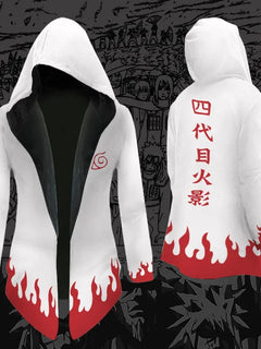 Naruto Men Women 3D Printing Jacket Anime Cosplay Japanese Anime Style Merchandise Windbreaker Mid Length Outdoor Holiday Gift