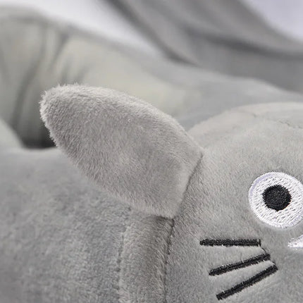 Onesie Totoro Animal Cartoon pour hommes et femmes, pantoufles de pyjama pour filles garçons,  drôle, olympiques d'hive ensemble