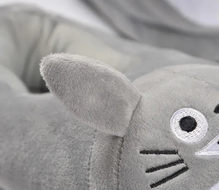 Onesie Totoro Animal Cartoon pour hommes et femmes, pantoufles de pyjama pour filles garçons,  drôle, olympiques d'hive ensemble
