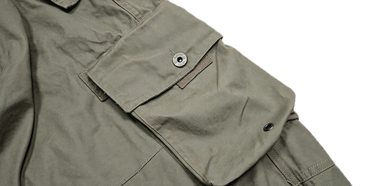 Men's Multi Pocket Cargo Pants Vintage 100% Cotton Loose Straight Tactical Pants Zippered Ankle Cuffs Work Streetwear Trousers