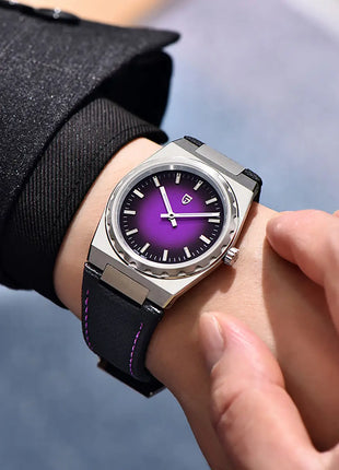 PAGANI DESIGN 2026 Nuovo Orologio al Quarzo Sottile da Uomo 7MM VJ21 37MM Zaffiro Acciaio Inossidabile Impermeabile 10Bar Luminoso C3 Reloj Hombre