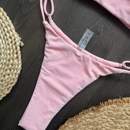 2025 Diamante Bikini Donne Sexy Costume Da Bagno A Fascia Biquini Push Up Costumi Da Bagno Femminile Lucido Costumi da Bagno Floreale Tuta Beachwear platinumshop