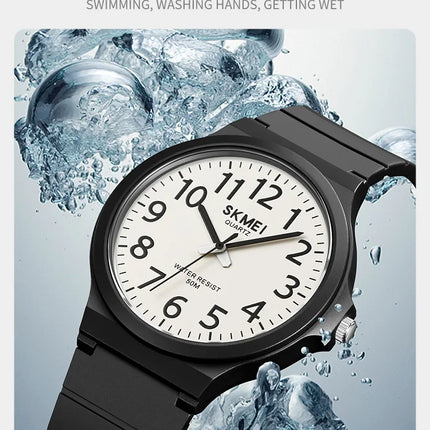 SKMEI Top Brand Casual Quartz Wristwatches Mens New Simple TPU Strap 3Bar Waterproof Watches For Male Time Clock Reloj Hombre