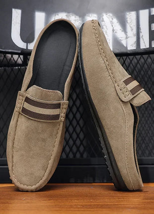 Mocassino 2026 ‌   Scarpe da uomo leggere estive, modello mocassino, slip-on traspiranti casual con mezza soletta, per uomo