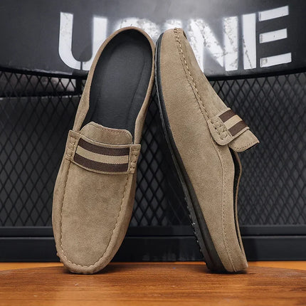 Mocassino 2026 ‌   Scarpe da uomo leggere estive, modello mocassino, slip-on traspiranti casual con mezza soletta, per uomo