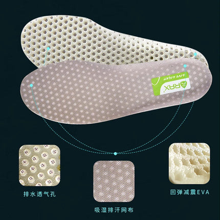 RAX Running Shoes Men&Women Outdoor Sport Shoes Breathable Lightweight Sneakers Air Mesh Upper Anti-slip Natural Rubber Outsole PlatiNum