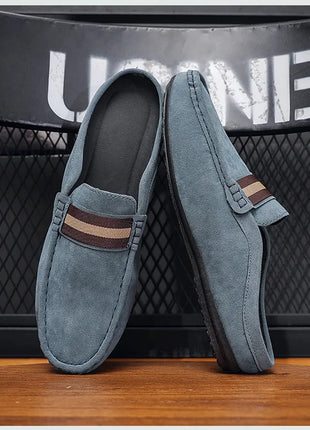 Mocassino 2026 ‌   Scarpe da uomo leggere estive, modello mocassino, slip-on traspiranti casual con mezza soletta, per uomo