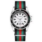 Nuovo orologio da calendario con cinturino in nylon da uomo alla moda, lussuoso e semplice orologio al quarzo con luce notturna per uomo d'affari e donna platinumshop