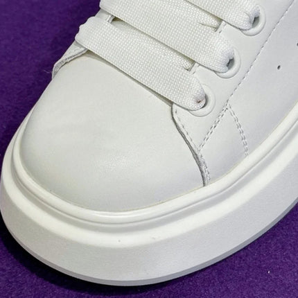 ZXRYXGS 2025 Spring Genuine Leather  Breathable Comfortable Shoes Woman New Thick Sole Wedges Increase Casual Sneakers White