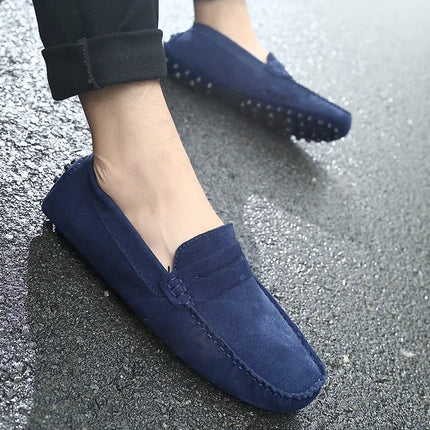 Scarpe casual da uomo Scarpe da uomo di moda Mocassini da uomo in vera pelle scamosciata fatti a mano Mocassini Slip On Scarpe basse da uomo Scarpe da guida maschili