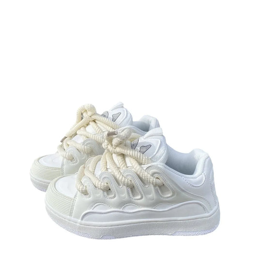 New Winter Thick and Velvet Cotton Shoes Retro Lightweight Trendy Couple Versatile Casual Sports Shoes for Women