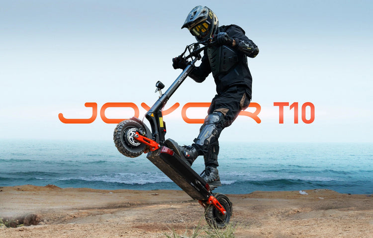 JOYOR T10 Scooter elettrico per adulti 1000W * 2 Motore 60V18AH Batteria Skateboard fuoristrada 10 "Pneumatico fuoristrada Pieghevole E-Scooter platinumshop